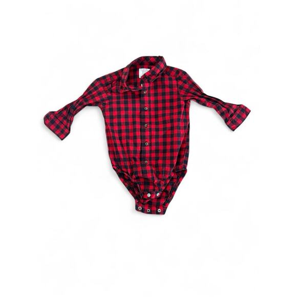 Carter's/Jumping Beans Outfit Overalls Button Down Sweater 12M - Picture 8 of 12